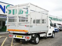 USED 2023 73 PEUGEOT BOXER 335 2.2 BLUEHDI 140 BHP L2 MEDIUM CAGED TIPPER  AIR CON | CAGED TIPPER | LOW MILEAGE