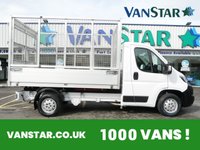 USED 2023 73 PEUGEOT BOXER 335 2.2 BLUEHDI 140 BHP L2 MEDIUM CAGED TIPPER  AIR CON | CAGED TIPPER | LOW MILEAGE