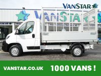 USED 2023 73 PEUGEOT BOXER 335 2.2 BLUEHDI 140 BHP L2 MEDIUM CAGED TIPPER  AIR CON | CAGED TIPPER | LOW MILEAGE