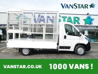 USED 2023 73 PEUGEOT BOXER 335 2.2 BLUEHDI 140 BHP L2 MEDIUM CAGED TIPPER  AIR CON | CAGED TIPPER | LOW MILEAGE