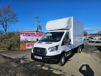 USED 2023 23 FORD TRANSIT 350 LEADER LWB LUTON VAN WITH TAIL LIFT ULEZ FREE ZONE 