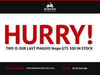 USED 2018 18 PIAGGIO Vespa GTS 300 PIAGGIO VESPA GTS 300 SUPER ABS 1 OWNER & 3103 MILES FROM NEW