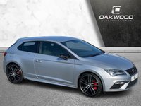 USED 2018 18 SEAT LEON 2.0 TSI Cupra 300 Sport Coupe 3dr Petrol Manual Euro 6 (s/s) (300 ps) VERY LOW MILES + SERVICE HISTORY + URBAN SILVER METALLIC + APPLE CAR PLAY