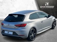 USED 2018 18 SEAT LEON 2.0 TSI Cupra 300 Sport Coupe 3dr Petrol Manual Euro 6 (s/s) (300 ps) VERY LOW MILES + SERVICE HISTORY + URBAN SILVER METALLIC + APPLE CAR PLAY