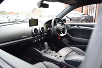 USED 2017 A AUDI S3 2.0 TFSI Black Edition Hatchback 3dr Petrol S Tronic quattro Euro 6 (s/s) (310 ps) TECH PACK / B&O / DIGI DASH