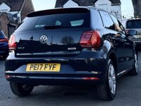 USED 2017 17 VOLKSWAGEN POLO 1.0 BlueMotion Tech Match Edition Hatchback 5dr Petrol Manual Euro 6 (s/s) (60 ps) 