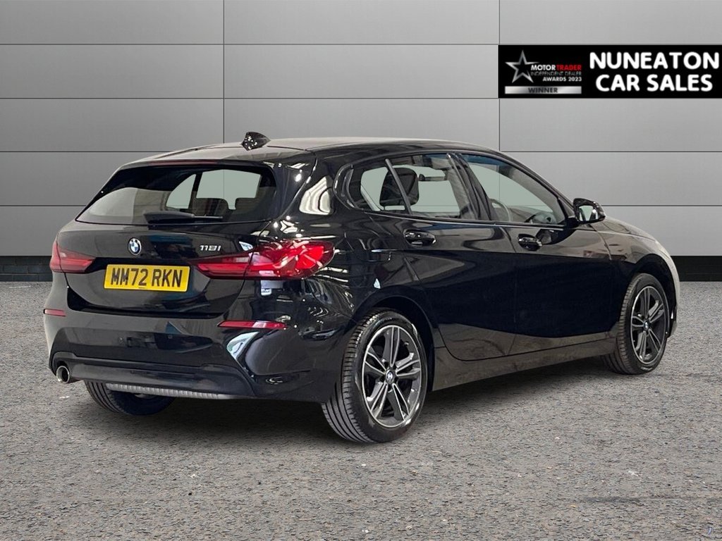 USED 2022 72 BMW 1 SERIES 1.5 118i Sport (LCP) Hatchback 5dr Petrol Manual Euro 6 (s/s) (136 ps) APPLE CAR PLAY AND ANDROID AUTO
