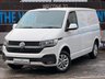 USED 2021 21 VOLKSWAGEN TRANSPORTER 2.0 TDI T28 HIGHLINE PANEL VAN 5DR DIESEL MANUAL FWD SWB EURO 6 (S/S) (110 PS) NAV NO VAT - LOW MILEAGE - FULL SERVICE HISTORY - JUST BEEN SERVICED  - 2 KEYS - HPI CHECK ALL CLEAR  - ULEZ / CAZ / LEZ / COMPLIANT - EURO 6 - METTALIC WHITE PAINTWORK - ADDITIONAL VW LEATHER SEAT COVERS INCLUDED - SAT NAV - APPLE CAR PLAY - ANDROID AUTO - AUTO LIGHTS - AUTO WIPERS - CRUISE CONTROL - AIR CON - RADAR SENSOR - ALLOYS - DAB - BLUETOOTH - PARKING SENSORS ALL ROUND - FINANCE AVAILABLE - ZERO DEPOSIT OFFERS - ALL VANS/CARS WELCOME IN PART-EXCHANGE, ANY AGE, ANY MILEAGE, ANY CONDITION