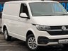 USED 2021 21 VOLKSWAGEN TRANSPORTER 2.0 TDI T28 HIGHLINE PANEL VAN 5DR DIESEL MANUAL FWD SWB EURO 6 (S/S) (110 PS) NAV NO VAT - LOW MILEAGE - FULL SERVICE HISTORY - JUST BEEN SERVICED  - 2 KEYS - HPI CHECK ALL CLEAR  - ULEZ / CAZ / LEZ / COMPLIANT - EURO 6 - METTALIC WHITE PAINTWORK - ADDITIONAL VW LEATHER SEAT COVERS INCLUDED - SAT NAV - APPLE CAR PLAY - ANDROID AUTO - AUTO LIGHTS - AUTO WIPERS - CRUISE CONTROL - AIR CON - RADAR SENSOR - ALLOYS - DAB - BLUETOOTH - PARKING SENSORS ALL ROUND - FINANCE AVAILABLE - ZERO DEPOSIT OFFERS - ALL VANS/CARS WELCOME IN PART-EXCHANGE, ANY AGE, ANY MILEAGE, ANY CONDITION