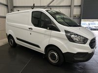 USED 2019 19 FORD TRANSIT CUSTOM 2.0 ECOBLUE 105PS L1 H1 - NO VAT 1 YEAR MOT, AIR CON, VALUE VAN