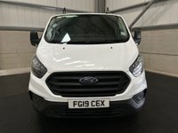 USED 2019 19 FORD TRANSIT CUSTOM 2.0 ECOBLUE 105PS L1 H1 - NO VAT 1 YEAR MOT, AIR CON, VALUE VAN