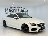 USED 2017 67 MERCEDES-BENZ C CLASS 2.1 C220d AMG Line (Premium Plus) Coupe 2dr Diesel G-Tronic+ Euro 6 (s/s) (170 ps) Panroof, heated seats, SATNAV