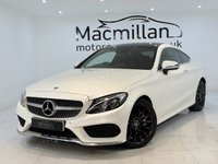 USED 2017 67 MERCEDES-BENZ C CLASS 2.1 C220d AMG Line (Premium Plus) Coupe 2dr Diesel G-Tronic+ Euro 6 (s/s) (170 ps) Panroof, heated seats, SATNAV