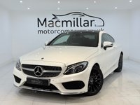 USED 2017 67 MERCEDES-BENZ C CLASS 2.1 C220d AMG Line (Premium Plus) Coupe 2dr Diesel G-Tronic+ Euro 6 (s/s) (170 ps) Panroof, heated seats, SATNAV