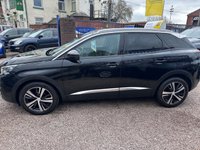 USED 2018 68 PEUGEOT 3008 1.5 BlueHDi Allure SUV 5dr Diesel Manual Euro 6 (s/s) (130 ps) BIG SPEC CAR, 17IN ALLOYS, BLUETOOTH, MEGA VALUE,  BLACK 1/2 LEATHER INTERIOR