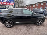 USED 2018 68 PEUGEOT 3008 1.5 BlueHDi Allure SUV 5dr Diesel Manual Euro 6 (s/s) (130 ps) BIG SPEC CAR, 17IN ALLOYS, BLUETOOTH, MEGA VALUE,  BLACK 1/2 LEATHER INTERIOR