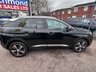 USED 2018 68 PEUGEOT 3008 1.5 BlueHDi Allure SUV 5dr Diesel Manual Euro 6 (s/s) (130 ps) BIG SPEC CAR, 17IN ALLOYS, BLUETOOTH, MEGA VALUE,  BLACK 1/2 LEATHER INTERIOR