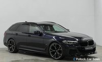 USED 2022 72 BMW 5 SERIES 2.0 520d MHT M Sport Touring 5dr Diesel Hybrid Steptronic Euro 6 (s/s) (190 ps) 21" M Performance Styling, FBMWSH Camera, CarPlay