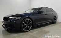 USED 2022 72 BMW 5 SERIES 2.0 520d MHT M Sport Touring 5dr Diesel Hybrid Steptronic Euro 6 (s/s) (190 ps) 21" M Performance Styling, FBMWSH Camera, CarPlay
