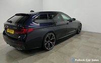 USED 2022 72 BMW 5 SERIES 2.0 520d MHT M Sport Touring 5dr Diesel Hybrid Steptronic Euro 6 (s/s) (190 ps) 21" M Performance Styling, FBMWSH Camera, CarPlay