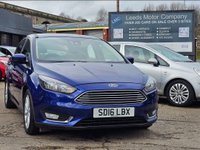 USED 2016 16 FORD FOCUS 1.5 TDCi Titanium Hatchback 5dr Diesel Manual Euro 6 (s/s) (120 ps) SAT NAV + CRUISE + PARKING SENSORS + &pound;20 TAX + FULL SERVICE HISTORY