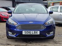 USED 2016 16 FORD FOCUS 1.5 TDCi Titanium Hatchback 5dr Diesel Manual Euro 6 (s/s) (120 ps) SAT NAV + CRUISE + PARKING SENSORS + &pound;20 TAX + FULL SERVICE HISTORY