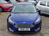 USED 2016 16 FORD FOCUS 1.5 TDCi Titanium Hatchback 5dr Diesel Manual Euro 6 (s/s) (120 ps) SAT NAV + CRUISE + PARKING SENSORS + &pound;20 TAX + FULL SERVICE HISTORY