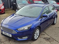USED 2016 16 FORD FOCUS 1.5 TDCi Titanium Hatchback 5dr Diesel Manual Euro 6 (s/s) (120 ps) SAT NAV + CRUISE + PARKING SENSORS + &pound;20 TAX + FULL SERVICE HISTORY