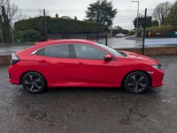 USED 2019 68 HONDA CIVIC 1.0 VTEC Turbo SR Hatchback 5dr Petrol Manual Euro 6 (s/s) (126 ps) EAY INSURED, TIMING BELT CHANGED, DRIVE AWAY TODAY