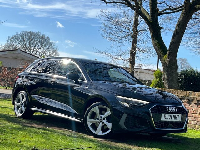 2022 AUDI A3 1.4 TFSIE 40 S LINE SPORTBACK 5DR PETROL PLUG IN HYBRID S... photo