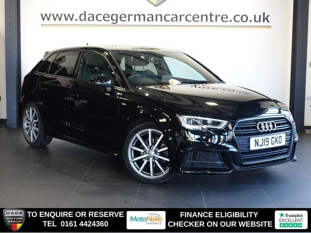 2019 A3 1.0 TFSI 30 BLACK EDITION SPORTBACK 5DR PETROL MANUAL EURO 6 S... photo