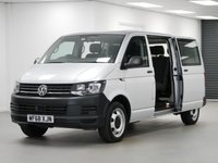 USED 2018 68 VOLKSWAGEN TRANSPORTER SHUTTLE T32 2.0 TDI 150 BHP LWB DSG AUTOMATIC 8 SEATER ( NO VAT ) 8 SEATS | DSG AUTOMATIC | NO VAT TO PAY !