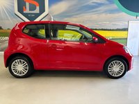 USED 2016 66 VOLKSWAGEN UP! 1.0 Move up! Hatchback 3 Door Petrol Manual Red Euro 6 Low Tax JUST SERVICED+MARCH 27 MOT+2 KEYS