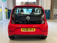 USED 2016 66 VOLKSWAGEN UP! 1.0 Move up! Hatchback 3 Door Petrol Manual Red Euro 6 Low Tax JUST SERVICED+MARCH 27 MOT+2 KEYS