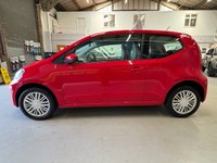 USED 2016 66 VOLKSWAGEN UP! 1.0 Move up! Hatchback 3 Door Petrol Manual Red Euro 6 Low Tax JUST SERVICED+MARCH 27 MOT+2 KEYS