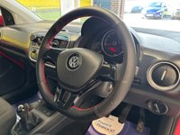 USED 2016 66 VOLKSWAGEN UP! 1.0 Move up! Hatchback 3 Door Petrol Manual Red Euro 6 Low Tax JUST SERVICED+MARCH 27 MOT+2 KEYS