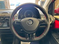 USED 2016 66 VOLKSWAGEN UP! 1.0 Move up! Hatchback 3 Door Petrol Manual Red Euro 6 Low Tax JUST SERVICED+MARCH 27 MOT+2 KEYS
