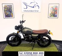 USED 2021 21 MUTT Hilts 125 125 Roadster/Retro Petrol Manual Retro Styled Spoke Wheels Blacked Out Features Nationwide Delivery, Warranty & Part Exchange Available