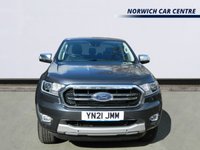 USED 2021 21 FORD RANGER 2.0 EcoBlue Limited Pickup Double Cab 4dr Diesel Auto 4WD Euro 6 (s/s) (170 ps) REVERSING CAMERA HEATED SEATS