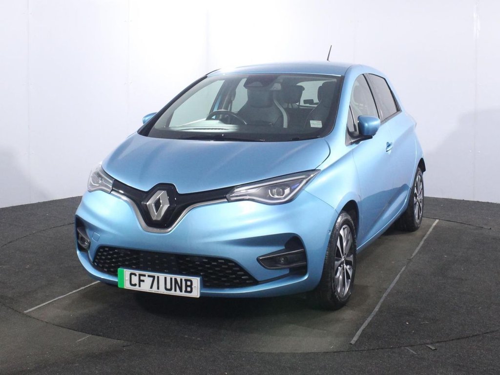 USED 2021 71 RENAULT ZOE R135 EV50 52kWh GT Edition Hatchback 5dr Electric Auto (Rapid Charge) (134 bhp) BATTERY OWNED - 245 MILE RANGE