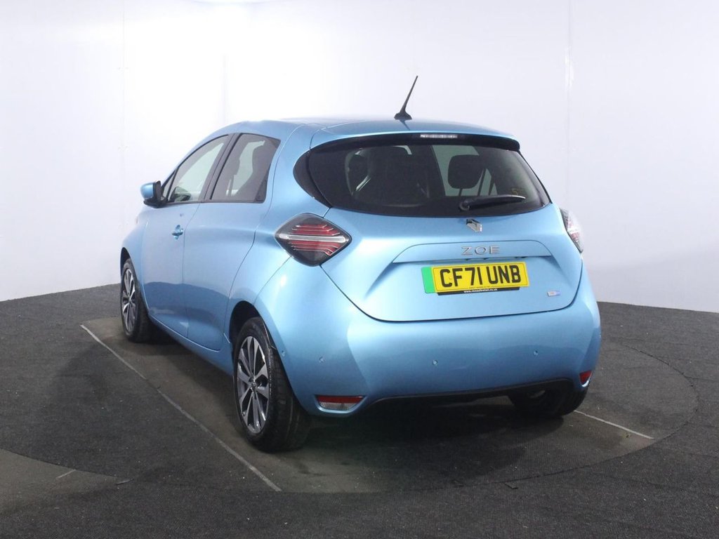 USED 2021 71 RENAULT ZOE R135 EV50 52kWh GT Edition Hatchback 5dr Electric Auto (Rapid Charge) (134 bhp) BATTERY OWNED - 245 MILE RANGE