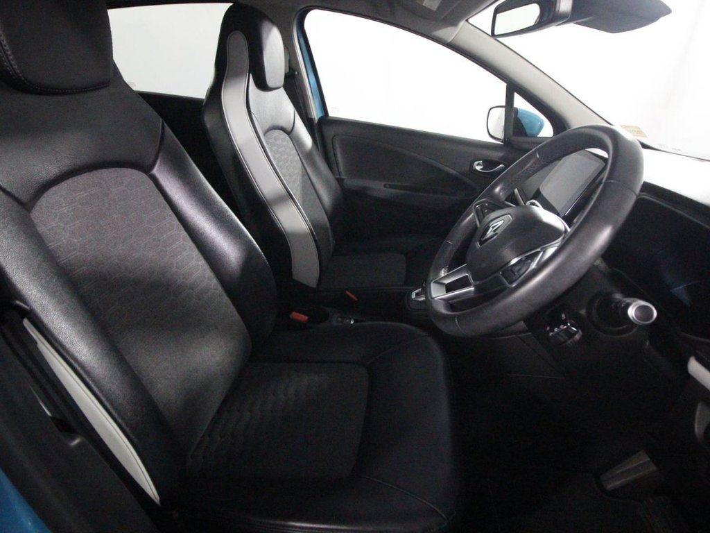 USED 2021 71 RENAULT ZOE R135 EV50 52kWh GT Edition Hatchback 5dr Electric Auto (Rapid Charge) (134 bhp) BATTERY OWNED - 245 MILE RANGE