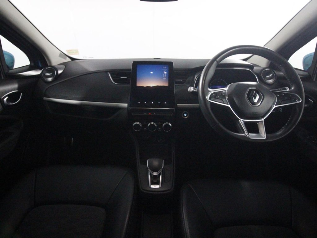 USED 2021 71 RENAULT ZOE R135 EV50 52kWh GT Edition Hatchback 5dr Electric Auto (Rapid Charge) (134 bhp) BATTERY OWNED - 245 MILE RANGE