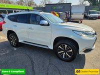 USED 2019 19 MITSUBISHI SHOGUN SPORT White 2.4D 3 Euro 6 SUV, 102,000 miles, ULEZ compliant, Automatic, 4WD, 7 Seats, CarPlay/Android Auto, Air Conditioning, rear camera. This 2019 Mitsubishi Shogun Sport D 3 is a superb example, having been owned by just one careful keeper since new. This robust Four Wheel Drive model boasts a powerful 2.4 litre Diesel engine and is compliant with Euro 6 emissions standards. With seating for seven, it offers ample space for families and friends, and its impressive towing weight of 3100 kg makes it ideal for carrying loads or towing caravans and trailers.  The Shogun Sport is designed for versatility and capability. Its advanced