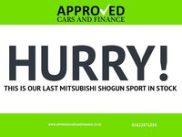 USED 2019 19 MITSUBISHI SHOGUN SPORT White 2.4D 3 Euro 6 SUV, 102,000 miles, ULEZ compliant, Automatic, 4WD, 7 Seats, CarPlay/Android Auto, Air Conditioning, rear camera. This 2019 Mitsubishi Shogun Sport D 3 is a superb example, having been owned by just one careful keeper since new. This robust Four Wheel Drive model boasts a powerful 2.4 litre Diesel engine and is compliant with Euro 6 emissions standards. With seating for seven, it offers ample space for families and friends, and its impressive towing weight of 3100 kg makes it ideal for carrying loads or towing caravans and trailers.  The Shogun Sport is designed for versatility and capability. Its advanced