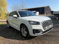 USED 2018 68 AUDI Q2 1.6 TDI 30 SPORT NAV S-TRONIC AUTOMATIC SUV 5 DOOR *APPLE CAR PLAY*SAT NAV*DAB*PARKING SENSORS*CRUISE CONTROL*BRAND NEW MOT AND SERVICE*AIR CON*ALLOY WHEELS*PRIVACY GLASS*REAR SPOILER*AUDI DRIVE SELECT MODE*ELECTRIC OPENING TAILGATE*PADDLE SHIFT*7 SERVICES IN SERVICE HISTORY WITH 8 AT AUDI*