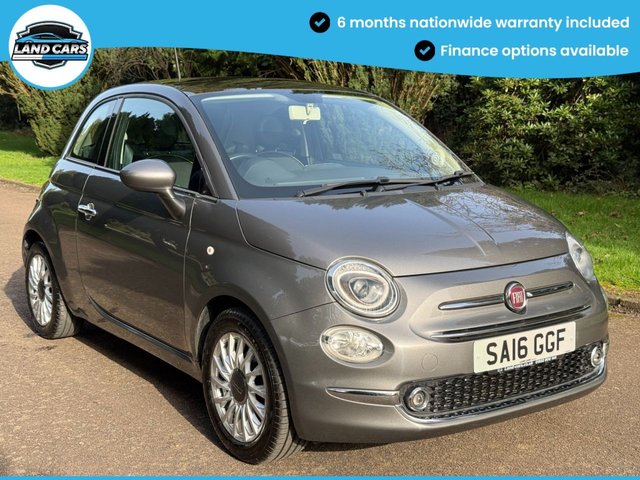 2016 FIAT 500 1.2 Lounge Hatchback 3dr Petrol Manual Euro 6 (s/s) (69 bhp)
