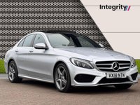 USED 2018 18 MERCEDES-BENZ C-CLASS 2.0 C200 AMG Line (Premium) Saloon 4dr Petrol G-Tronic+ Euro 6 (s/s) (184 ps) Panoramic Glass Sunroof | Rear Cam