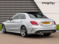USED 2018 18 MERCEDES-BENZ C-CLASS 2.0 C200 AMG Line (Premium) Saloon 4dr Petrol G-Tronic+ Euro 6 (s/s) (184 ps) Panoramic Glass Sunroof | Rear Cam