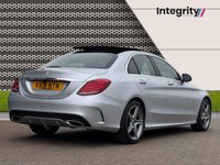 USED 2018 18 MERCEDES-BENZ C-CLASS 2.0 C200 AMG Line (Premium) Saloon 4dr Petrol G-Tronic+ Euro 6 (s/s) (184 ps) Panoramic Glass Sunroof | Rear Cam